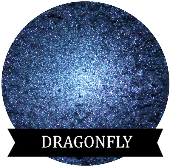 Dark  Blue Mineral Eyeshadow Pigment  DRAGONFLY