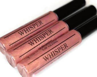 WHISPER Pink Coral Shimmer Lip Gloss