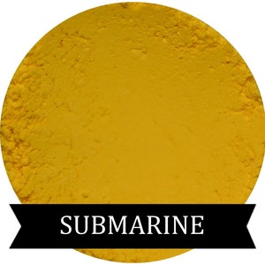 Matte Yellow Eyeshadow SUBMARINE Mineral Makeup image 1