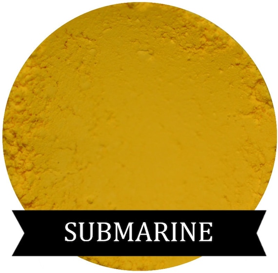 Matte Yellow Eyeshadow  SUBMARINE Mineral Makeup