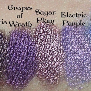 Dark Plum Purple Eyeshadow DEMENTIA image 3