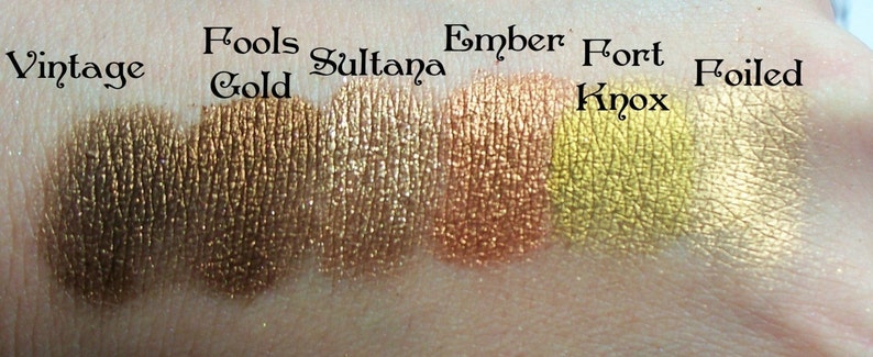 Copper Metallic Orange Eyeshadow EMBER image 3