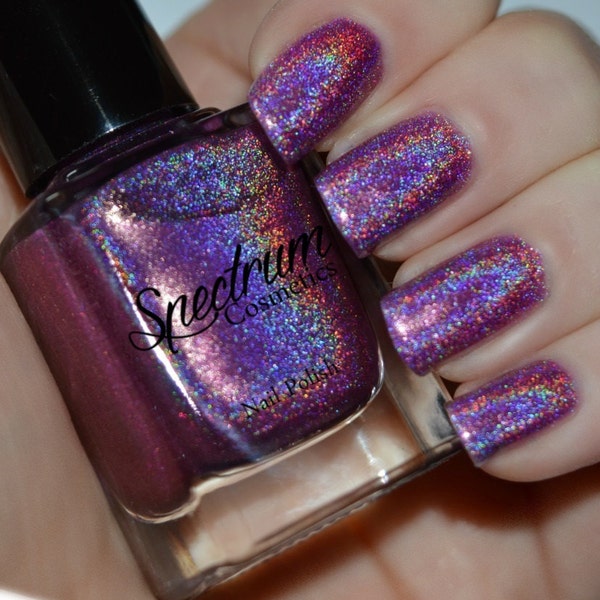 FAIRY TALE Linear Holographic Pink Violet Purple Nail Polish