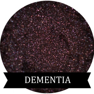 Dark Plum Purple Eyeshadow DEMENTIA image 1