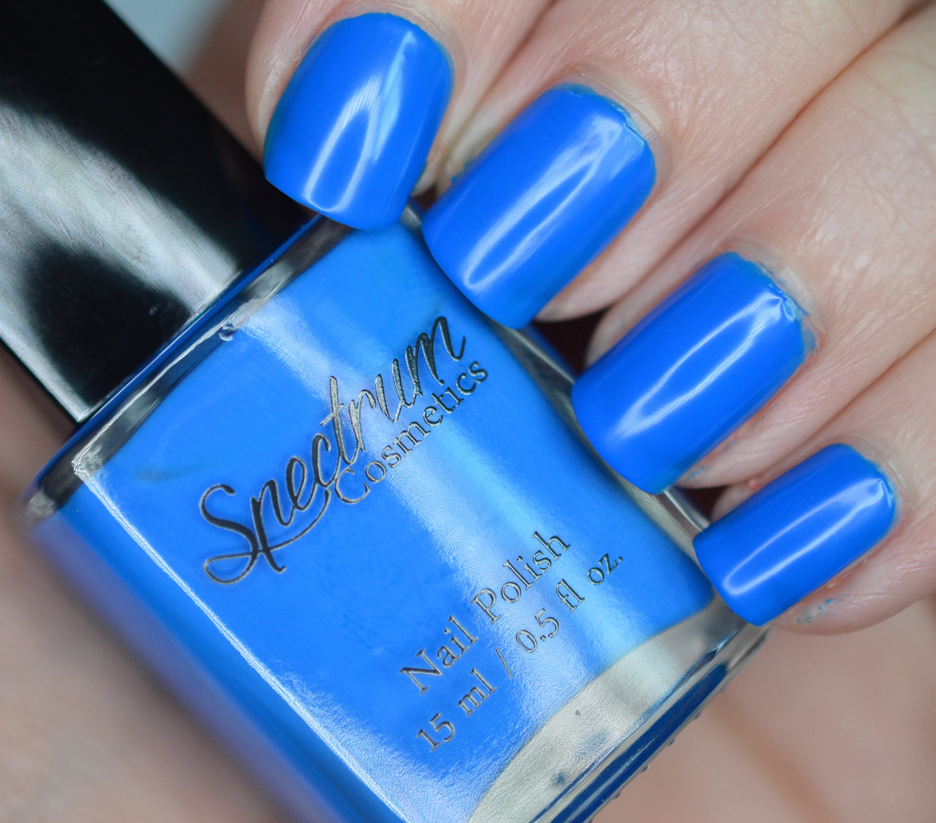 OHM MY GOD Neon Blue Nail Polish Etsy UK