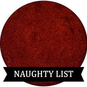 Metallic Red Eyeshadow NAUGHTY LIST