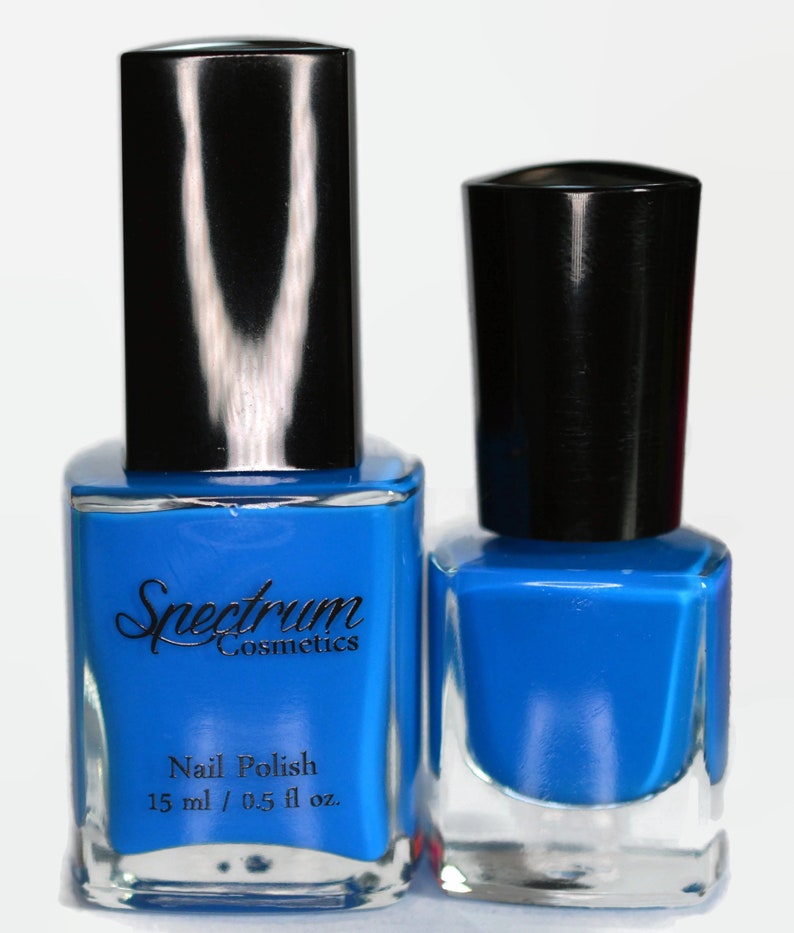 OHM MY GOD Neon Blue Nail Polish image 2