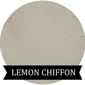 Golden Sparkle Eyeshadow  LEMON CHIFFON Mineral makeup