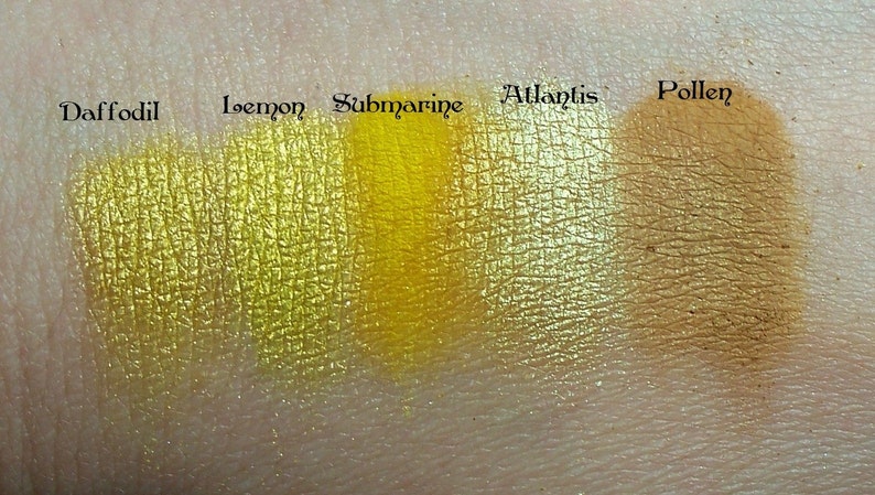 Matte Yellow Eyeshadow SUBMARINE Mineral Makeup image 3