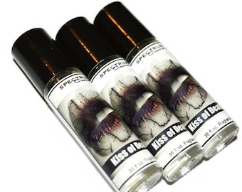 KISS OF DEATH  Perfume Teakwood, Citrus, Patchouli, Amber and Sandalwood