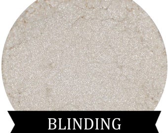 Shimmering White Eyeshadow BLINDING