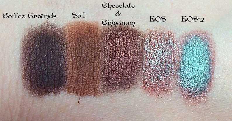 Dark Brown Matte Eyeshadow COFFEE GROUNDS image 2