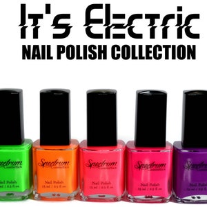 ITS ELECTRIC Neon Nail Polish Collection 7 Shades