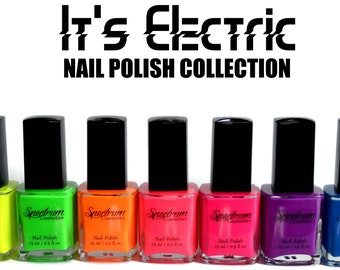 ITS ELECTRIC Neon Nail Polish Collection 7 Shades