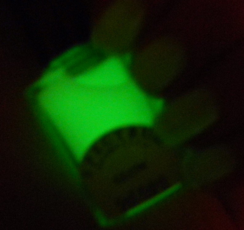 Glow in the Dark Nail Polish GLOW Glows Green image 2