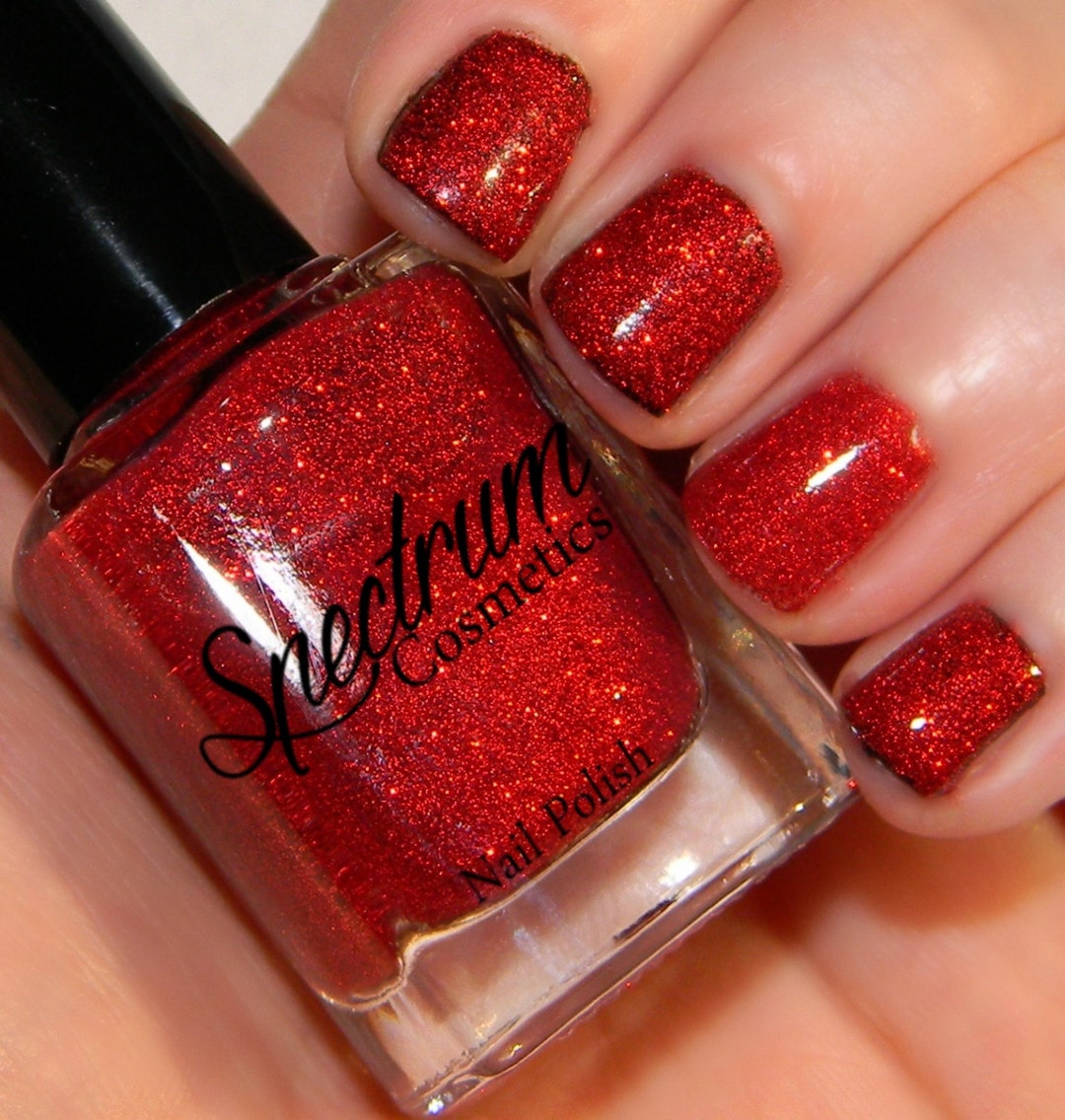 Christmas Sparkles - Orly FX Red Flare Nail Polish