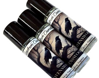 RAVENSWOOD Cologne Notes of Leaves, Clove, Charred Firewood, Juniper Berries, Cinnamon, Amber, Patchouli and Vanilla