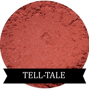 TELL-TALE Soft Red Orange Eyeshadow Edgar Allan Poe Fall Halloween shade