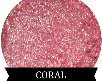 CORAL Glittery Pink Eye shadow