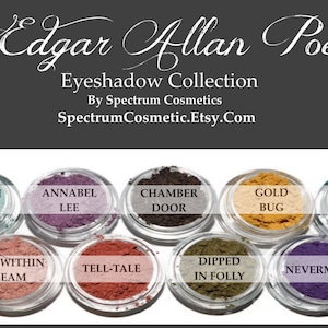 NEVERMORE Matte Purple Eyeshadow Edgar Allan Poe Collection Shade image 4