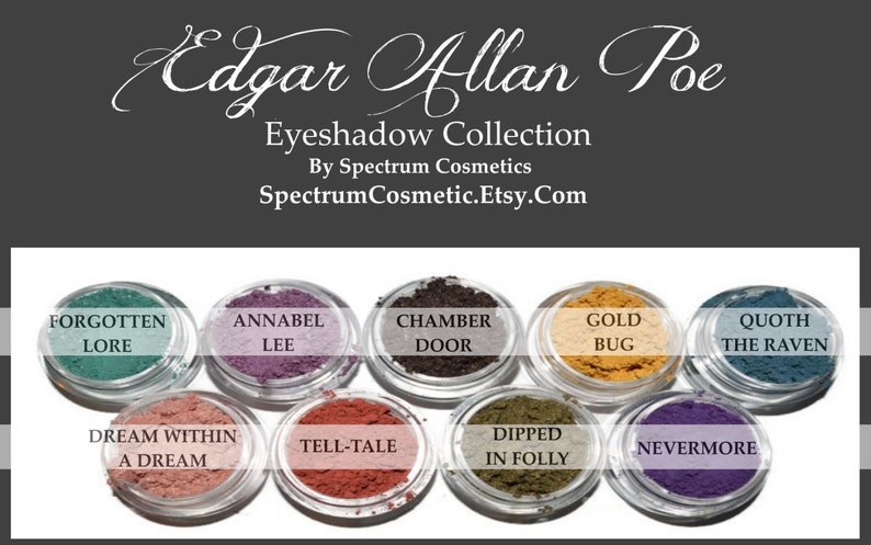 NEVERMORE Matte Purple Eyeshadow Edgar Allan Poe Collection Shade image 4