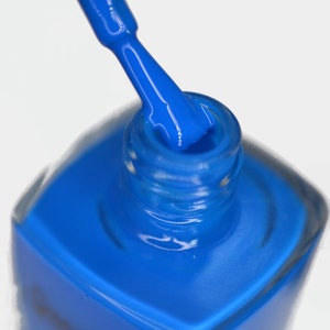 OHM MY GOD Neon Blue Nail Polish image 3