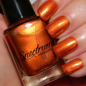 SHATTERED PUMPKIN Bold Orange Nail Polish