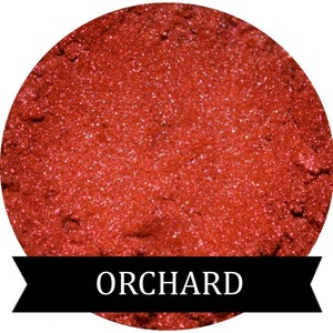 ORCHARD Bright Shimmery Metallic Red Eyeshadow image 1