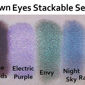 Stack Eye Shadow Brown Eyed Beauty 7 Piece Eyeshadow Stack for Brown Eyes - Etsy