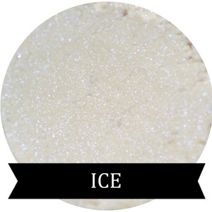 ICE White Blue Iridescent Sparkle Eyeshadow