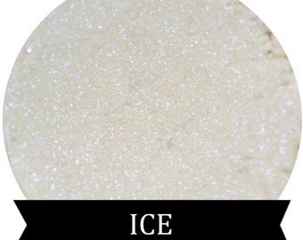 ICE White Blue Iridescent Sparkle Eyeshadow