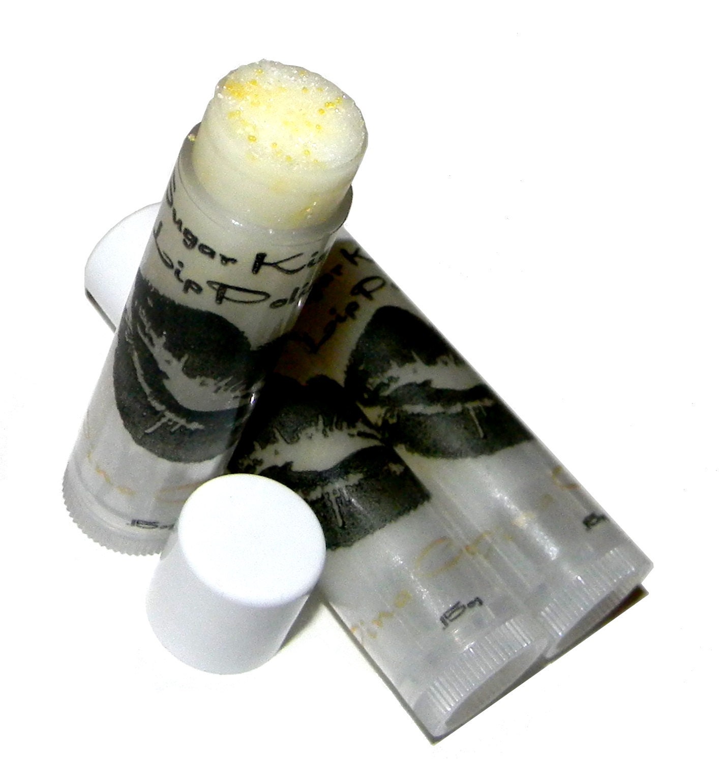 PINA COLADA Sugar Kisses Lip Polish  Exfoliating Scrub with Jojoba Beads