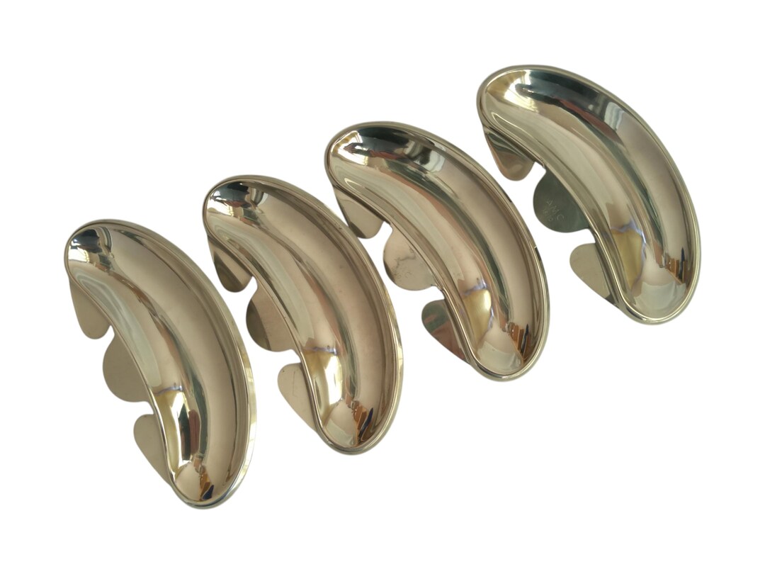 Vintage AMC Italy 18/10 Stainless Steel Pip Trays, Mid-century Modern ...