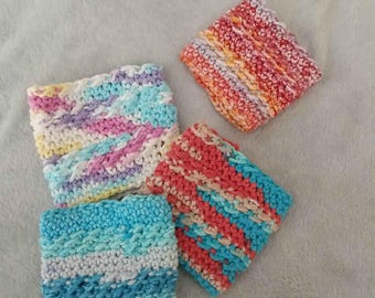 100% Cotton Crochet Coffee Cozies and Sleeves