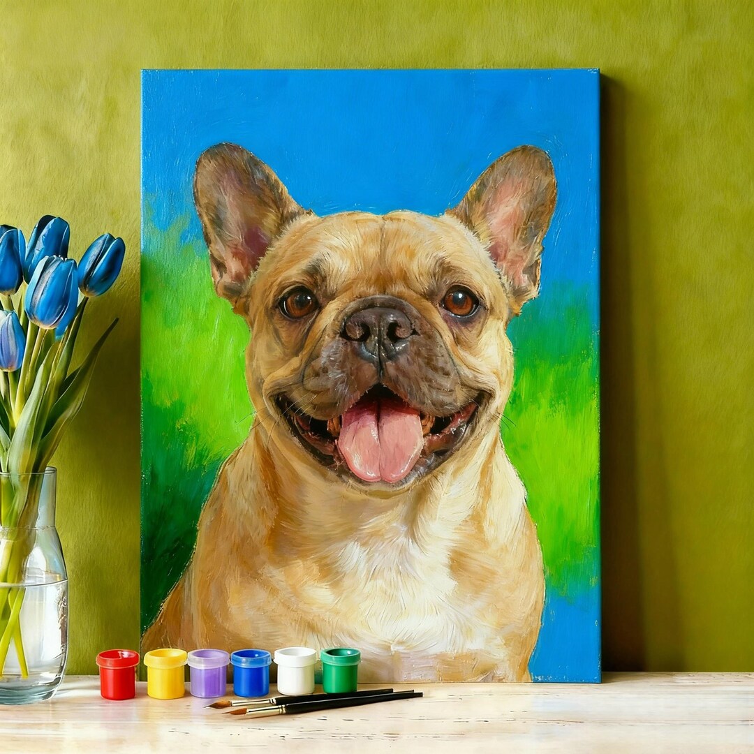 Custom Portrait Paint by Numbers, Personalized DIY Kit for Adults ...