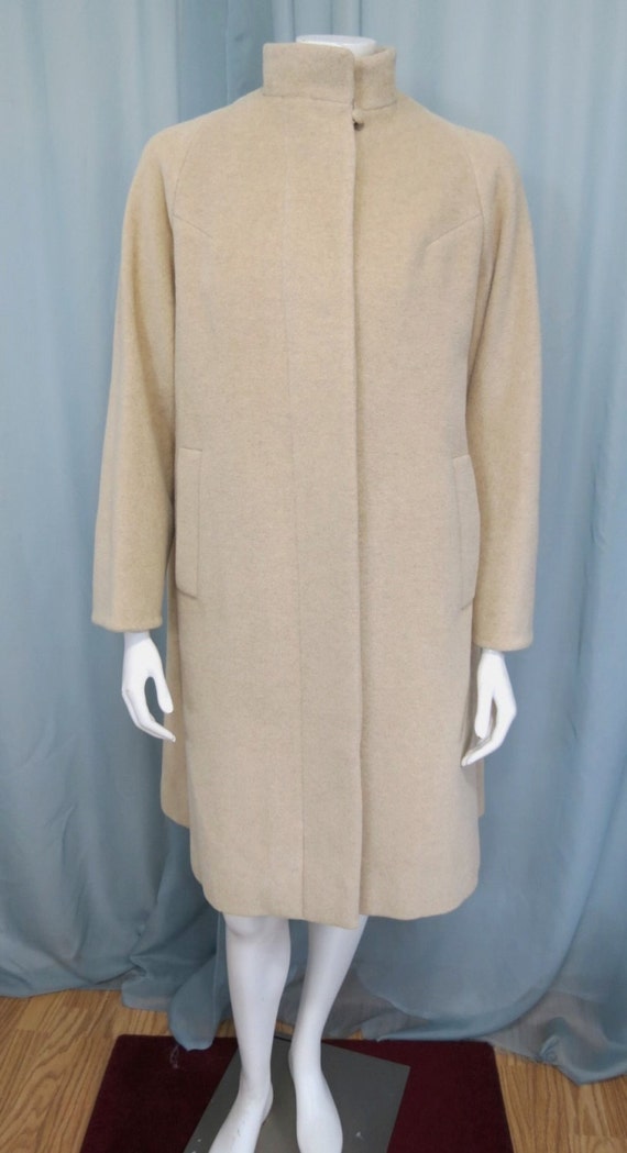 Aquascutum rare 1950's Waterproof  beige wool coat