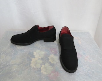 Salvatore Ferragamo sport chaussures à enfiler noires taille 8 B