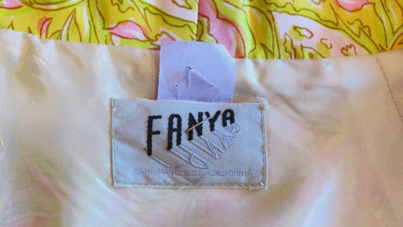 1960's Fanya San Francisco silk Maxi dress with c… - image 5