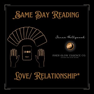 Personalized Tarot Reading- Same Day Reading- Love/ Relationship