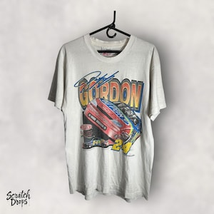 Vintage 1997 jeff gordon Männer T-Shirt AOP Single Stitch Nascar Racing Grafik V05
