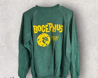 Hank Williams Jr Bocephus Vintage 90s tour Sweatshirt Size Medium Grail Green