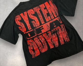 Vintage System of a Down Target Logo Band Tee 2000s SOL’S Imperial XL V02