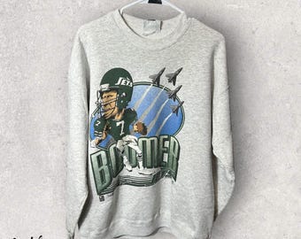 Vintage Deadstock 1993 Big Head Boomer Esiason Jets Crewneck Sweatshirt NFL XL