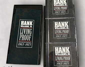 Hank Williams Jr Living Proof CD Box Set MGM Recordings 1963 1975 Country Music