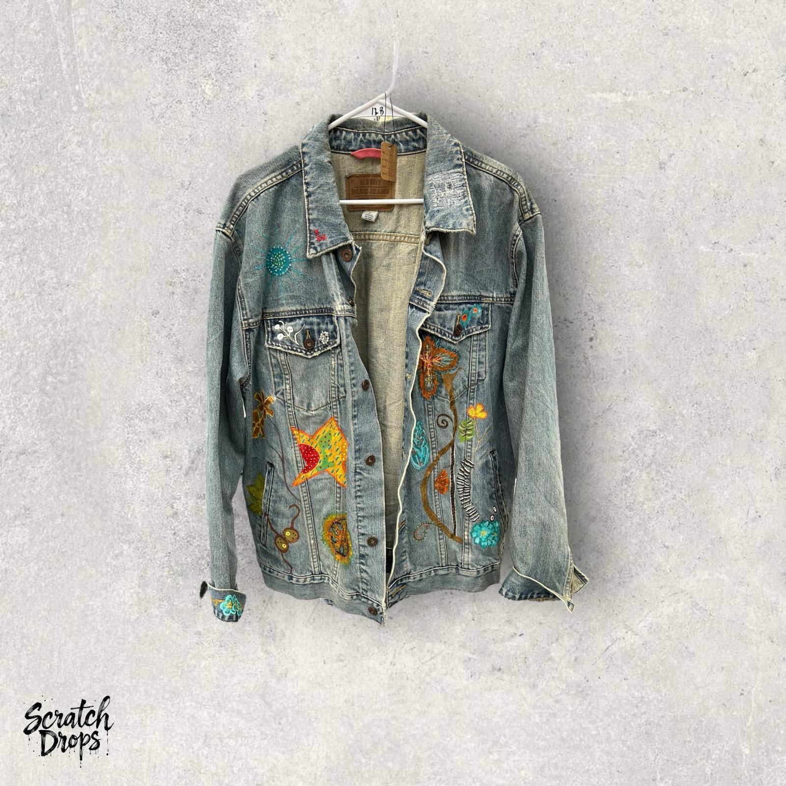 Y2k Denim Jacket - Etsy Y2k Denim Jacket - Etsy