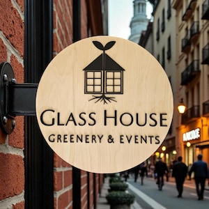 Logo business sign, logo sign, business logo sign, business sign, wood sign, commercial sign, custom logo sign, custom wood sign custom sign