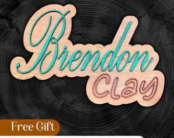 Custom Layered Name Sign: Nursery Decor