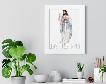 Divine Mercy Print: Jesus I Trust In You, Catholic Home Decor (Digital Download)