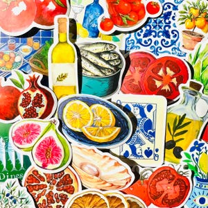 50 stickerpakket tomaat en citroen, stickers fruitcoquette, esthetische Pinterest Kindle-stickers, rommeldagboek, laptopstickers