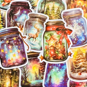 50 Aesthetic Bottles Stickers (3) Sticker Pack for Laptops, Skateboards, Phones, Rewards, Kids, Water Bottles, Bikes